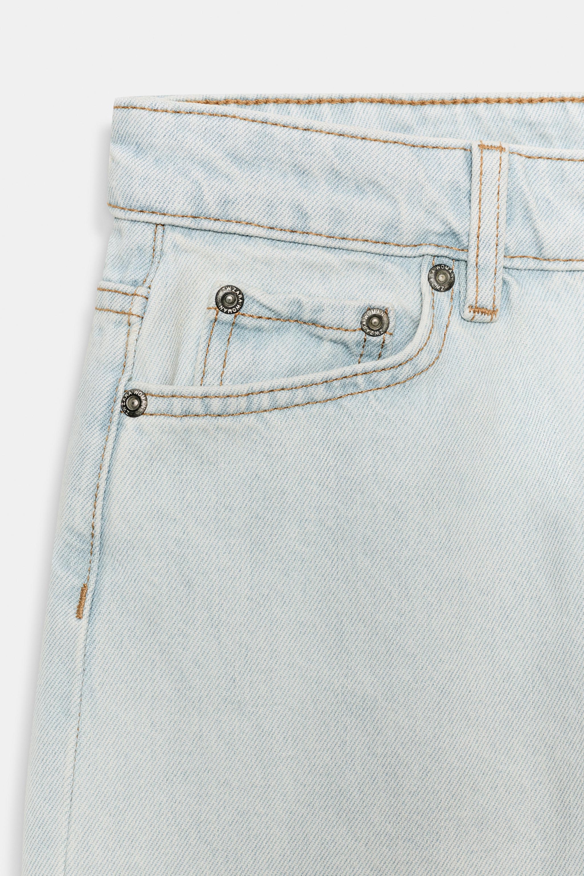 ZW COLLECTION TAPERED MID-RISE JEANS